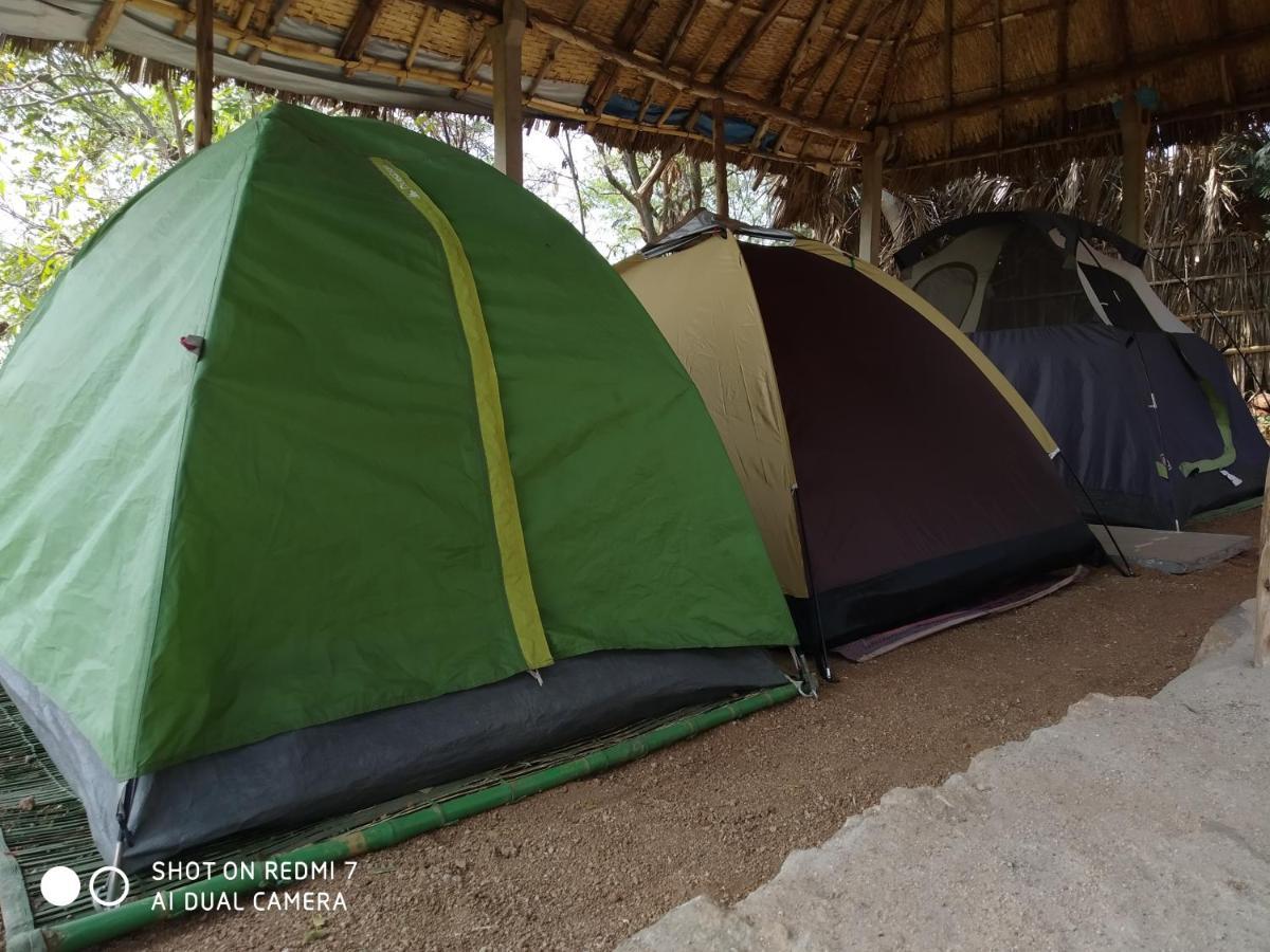 Drunken Monkey Camping Site Hotel Hampi Exterior foto