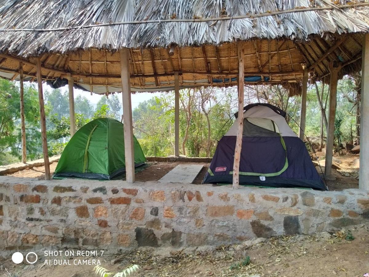 Drunken Monkey Camping Site Hotel Hampi Exterior foto