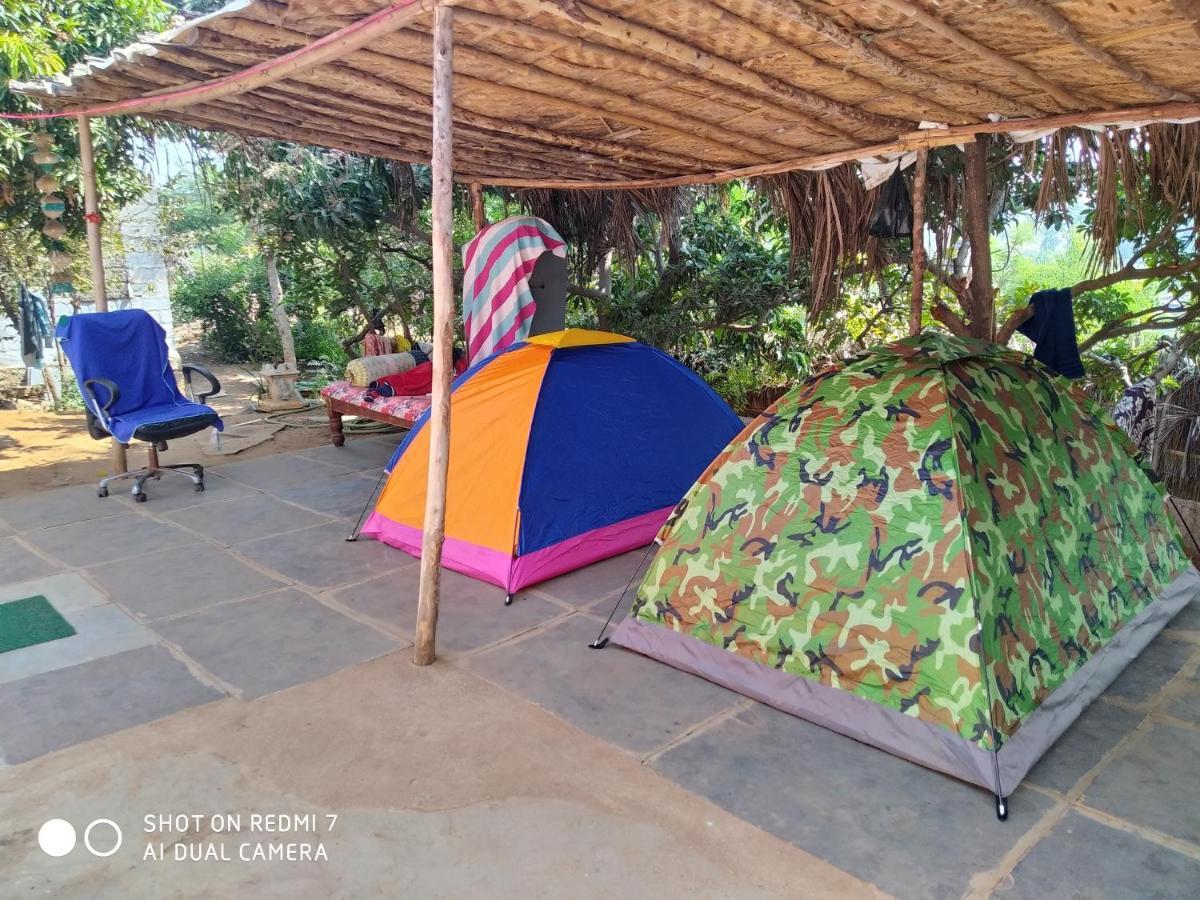 Drunken Monkey Camping Site Hotel Hampi Exterior foto